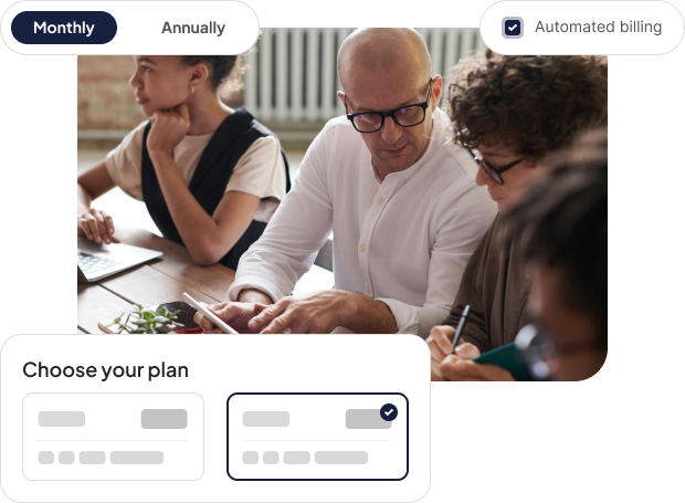 Flexible Membership plans. Automatic everything